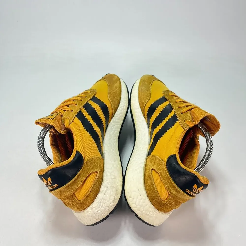 adidas Iniki Runner Goldenrod Casual Lifestyle Sneakers BY9733 Men's Size 9.5